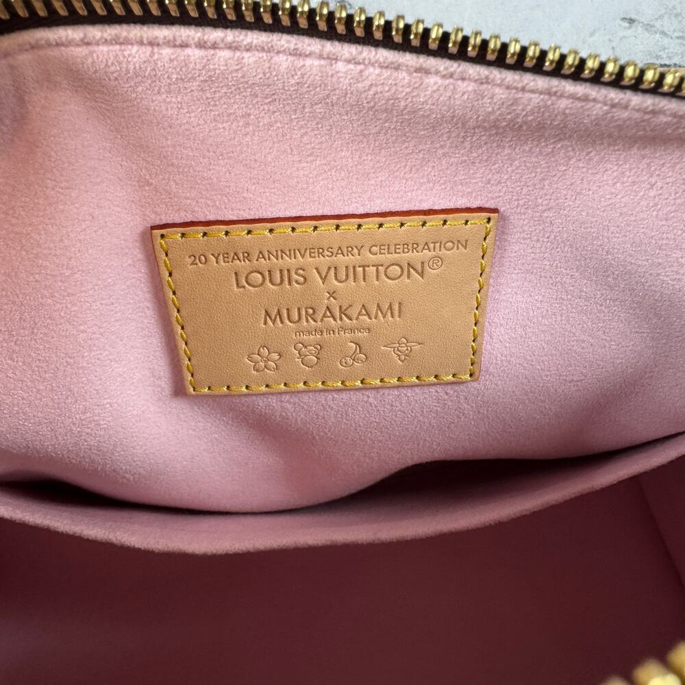 Louis Vuitton Murakami Bag Cherry Blossom Speedy 25 LV X TM Monogram Bandouliere - Picture 7 of 14